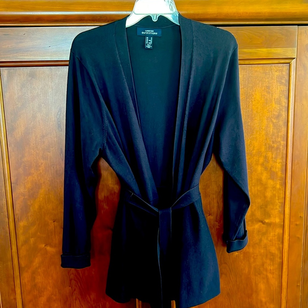 Lands End Outfitters Navy caridigan.
